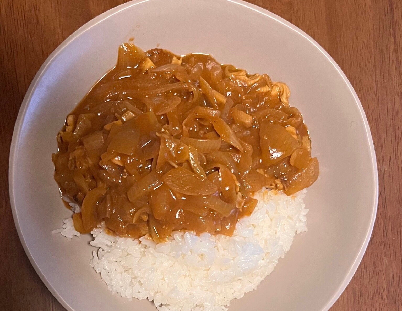 玉ねぎカレー