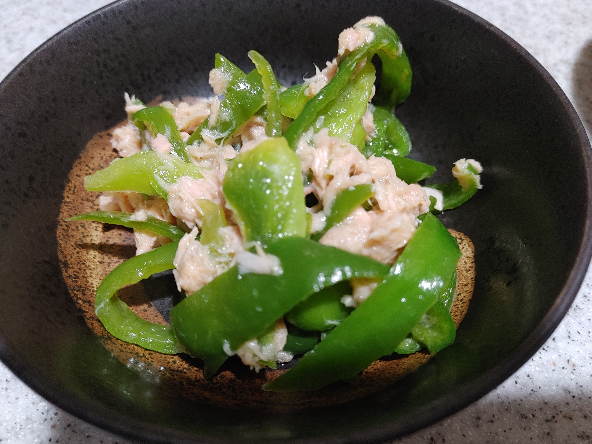 電子レンジで無限ピーマン☆