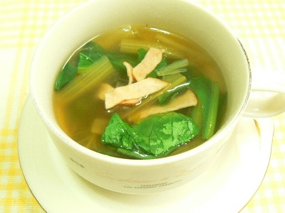 小松菜とハムのコンソメスープ 5分で完成 レシピ 作り方 By Yunachi 楽天レシピ 小松菜とハムのコンソメスープ 5分で完成 レシピ 作り方 By Yunachi 楽天レシピ