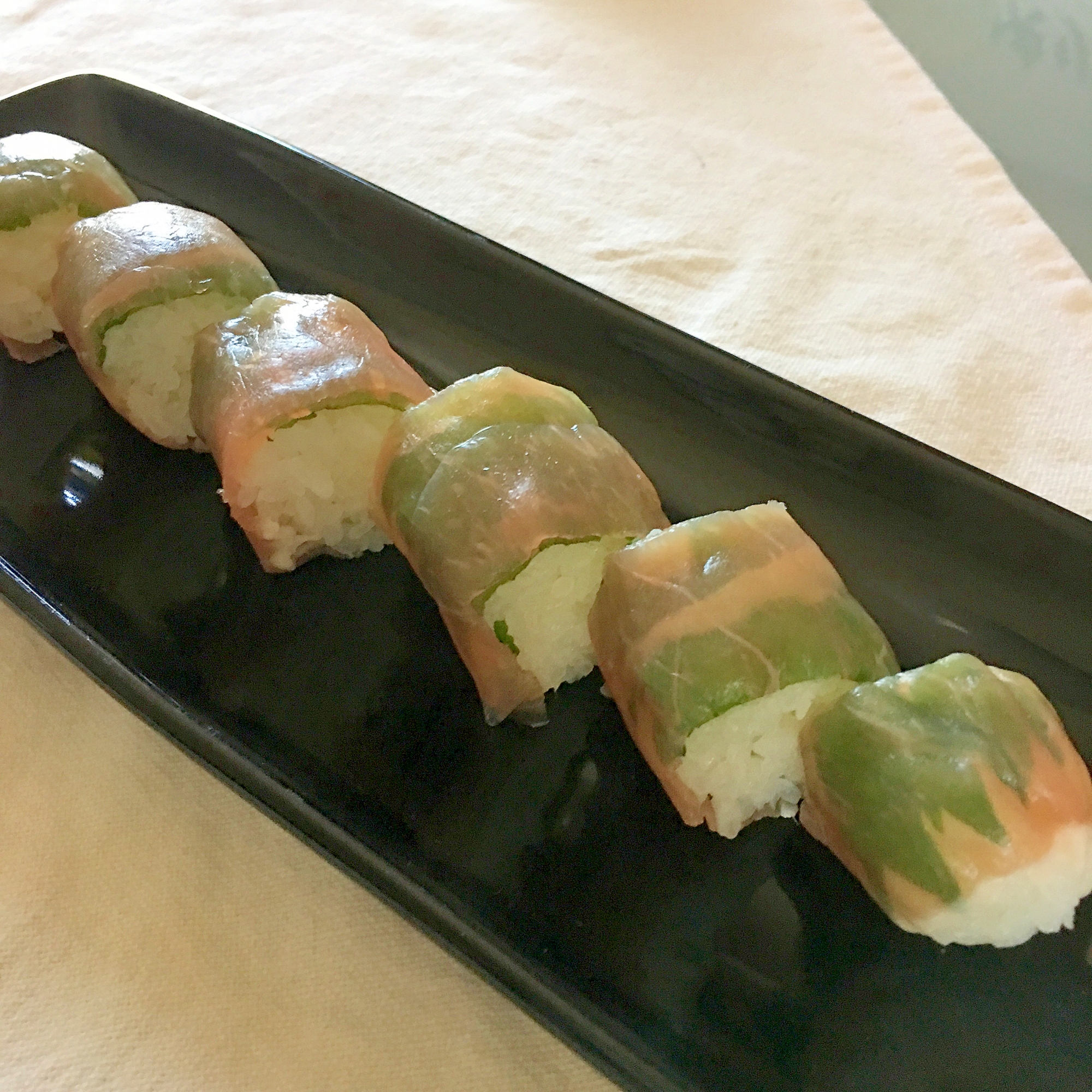 生ハムと大葉のひとくちご飯♡