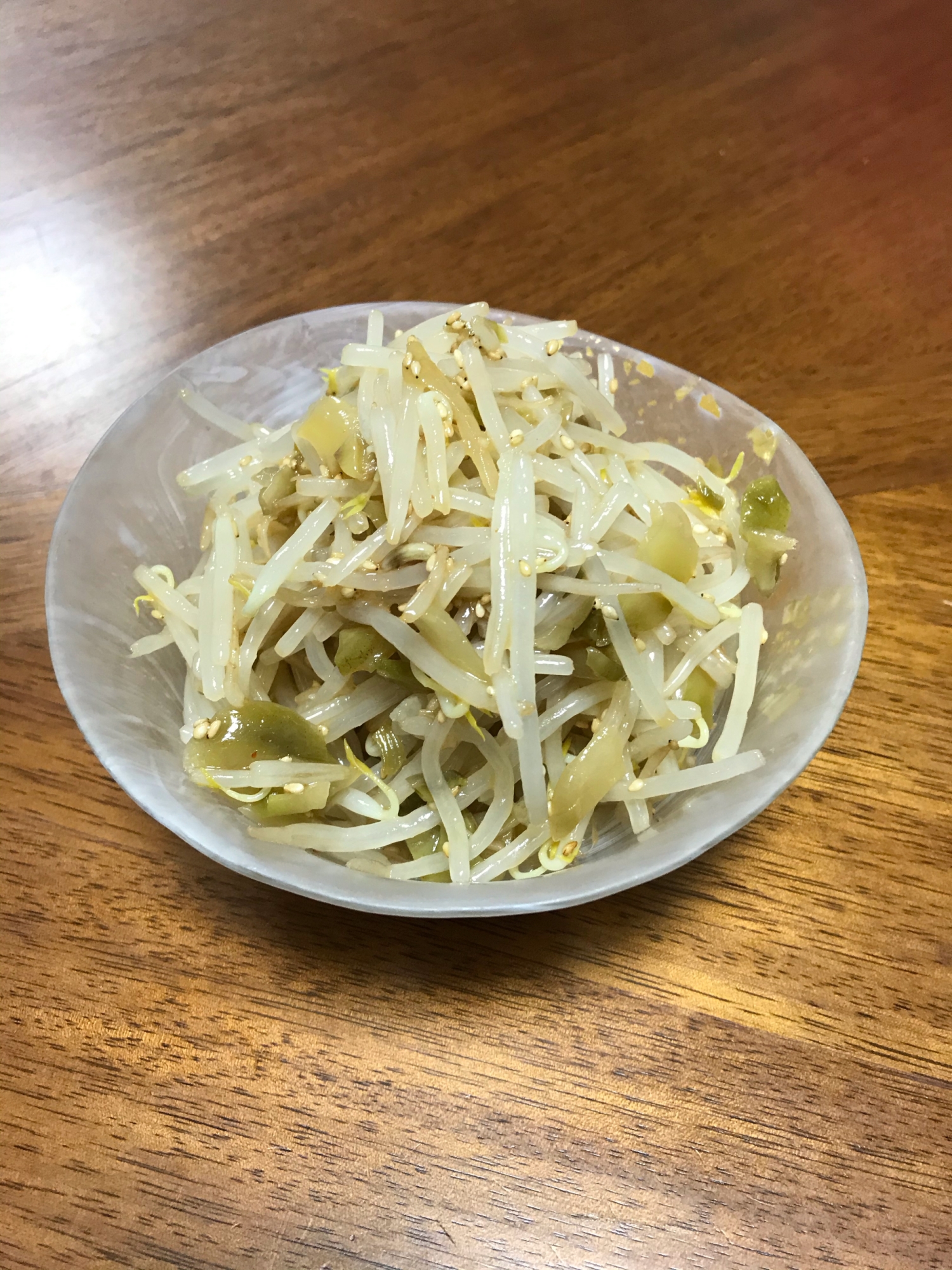 もやしと搾菜のナムル