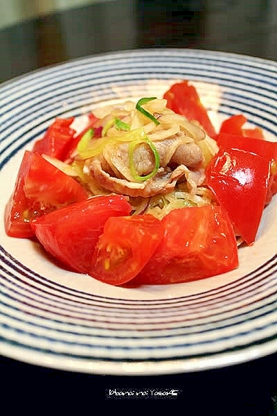 豚肉と野菜の和えもの