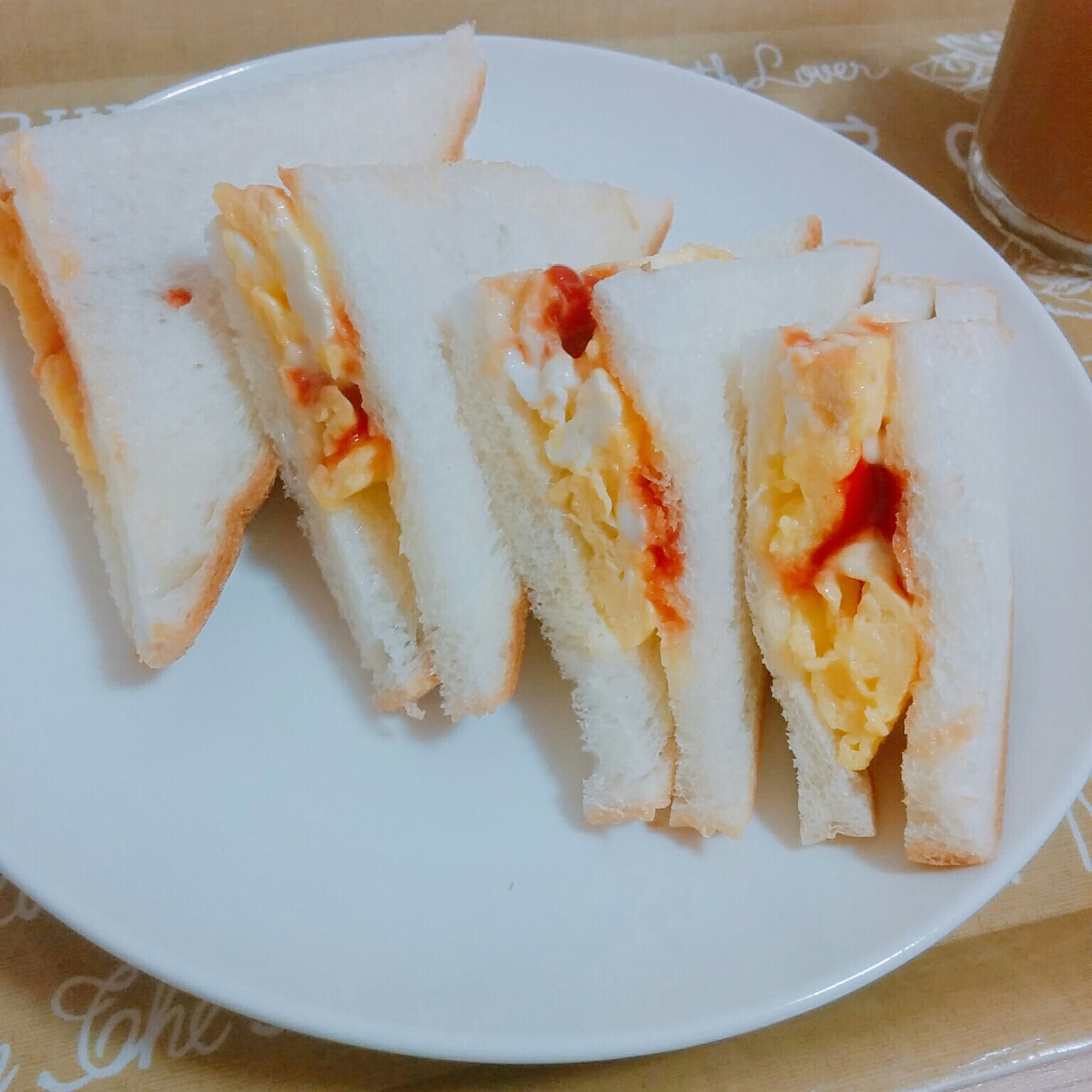 簡単☆ふんわり玉子焼きのサンドイッチ
