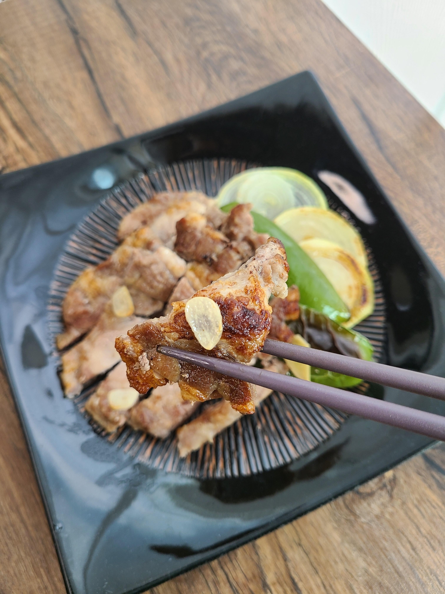 豚肩ロース塩漬けステーキ