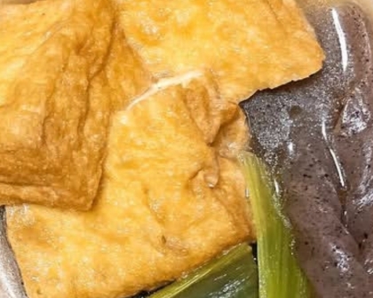 厚揚げとかぼちゃのオイスターソース煮｡.❁.｡