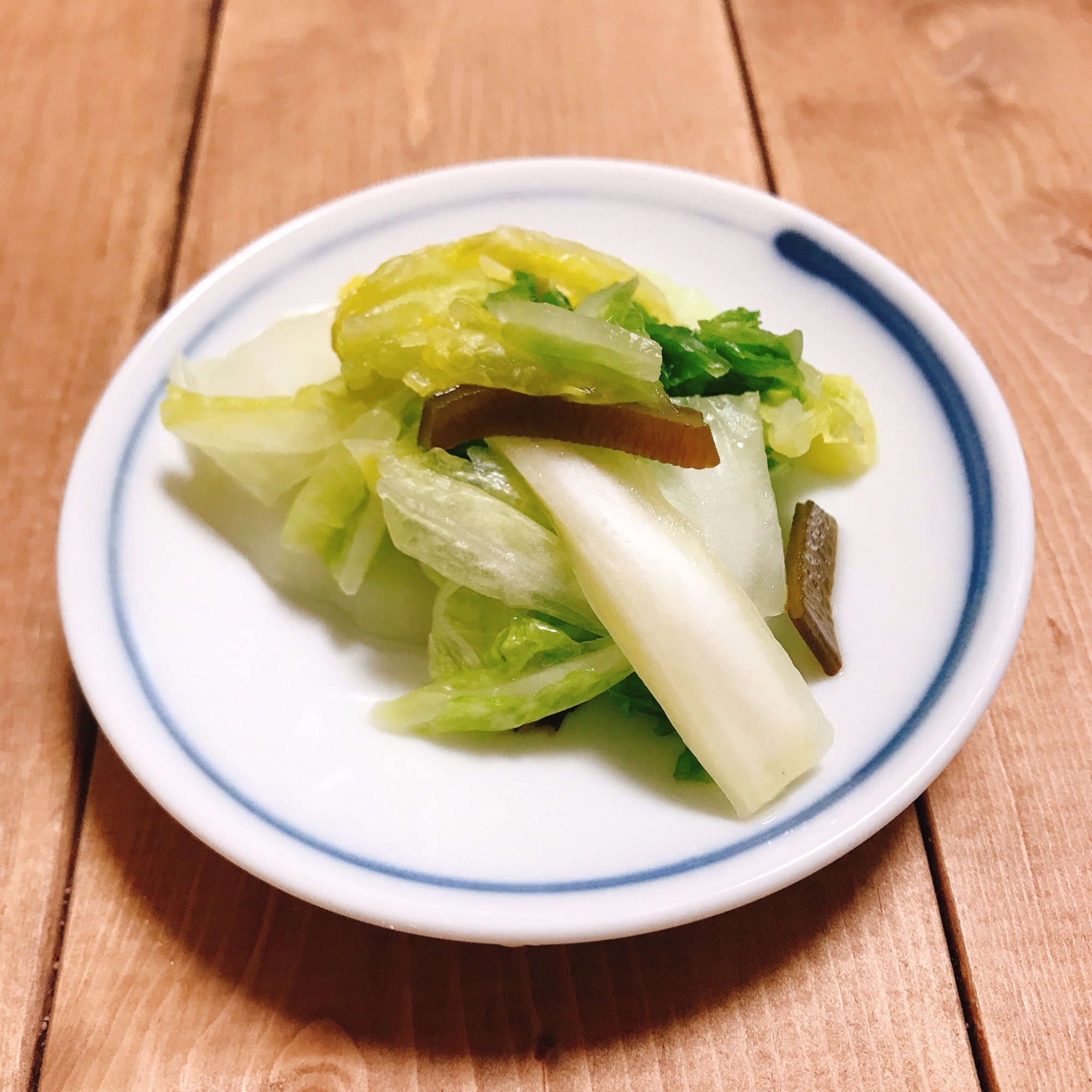 白菜の浅漬け だし汁を取った後の昆布を使って レシピ 作り方 By ムッカリーナ 楽天レシピ