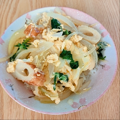 鍋の残りでたまご丼