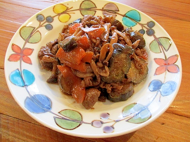 ＊牛丼風♪牛肉となすの甘辛ソテー＊