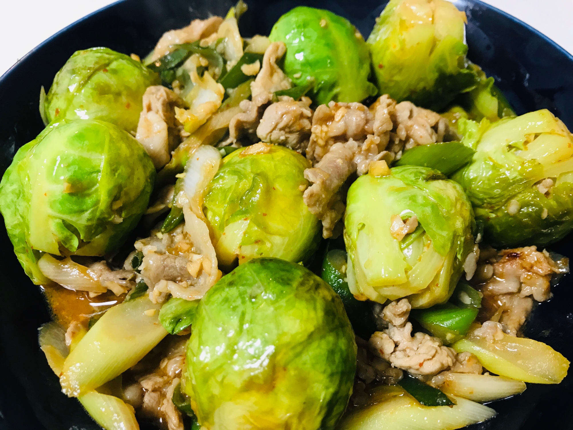 食感が楽しい！芽キャベツ回鍋肉♫