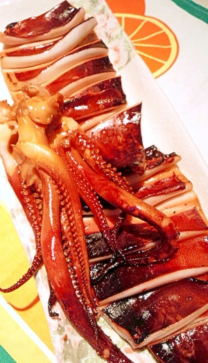 簡単!自家製♪いかのみりん干し。