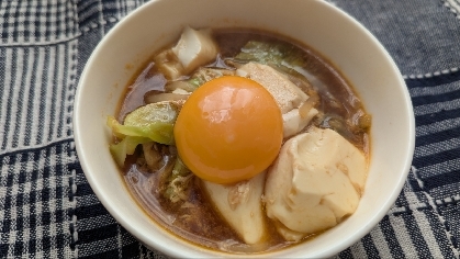残り物のキャベツも入れて。
お手軽ランチにぴったりでした♪