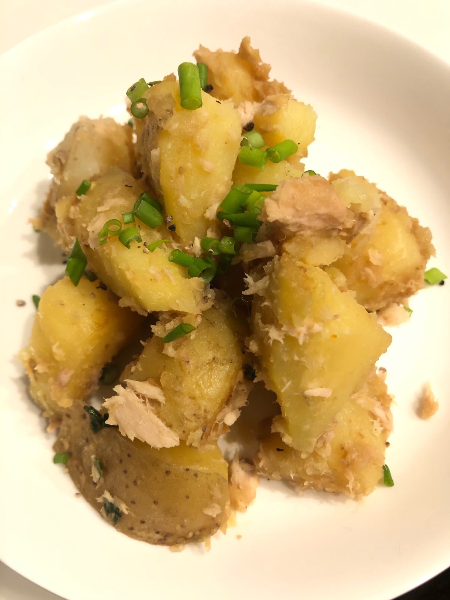 ホットクック レシピ♪焼き肉のたれでツナじゃが