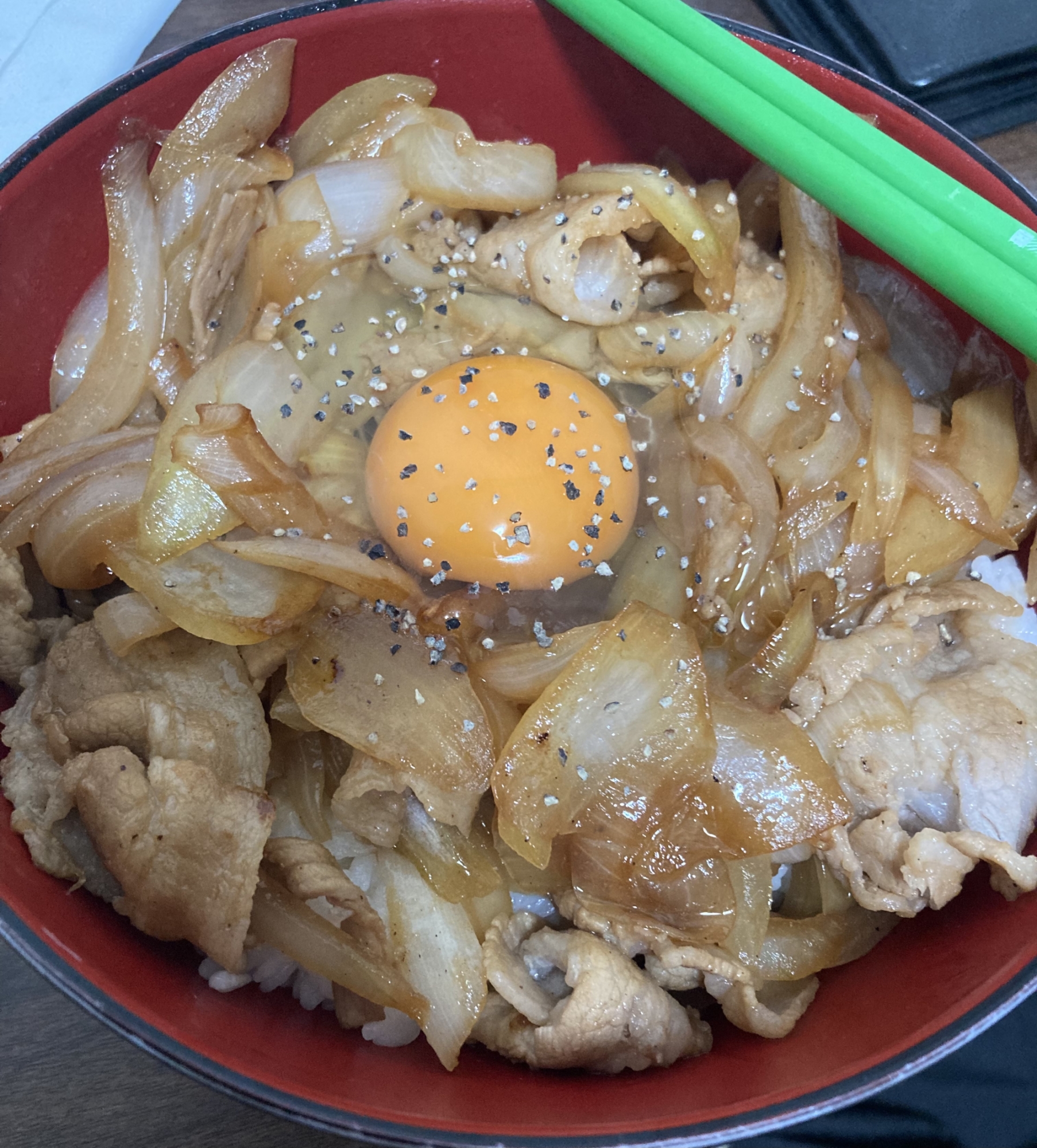 十和田のバラ焼き風豚丼