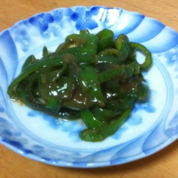 小さい頃よく食べた味を再現 ピーマンの味噌炒め レシピ 作り方 By 浜松の松岡修造 楽天レシピ 小さい頃よく食べた味を再現 ピーマンの味噌炒め レシピ 作り方 By 浜松の松岡修造 楽天レシピ