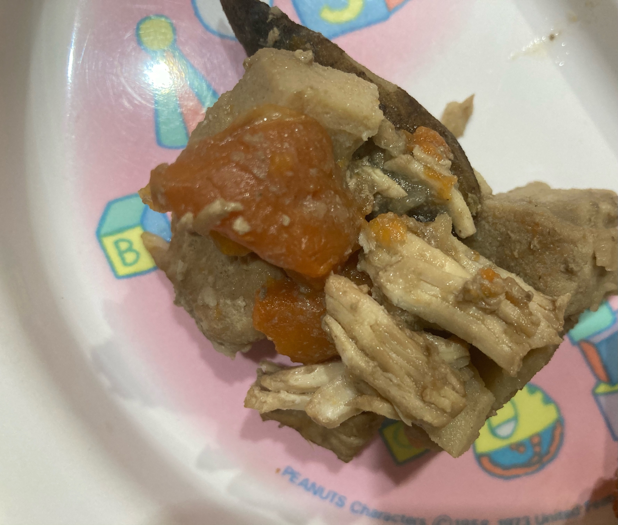鶏肉と高野豆腐と人参とごぼうの煮物