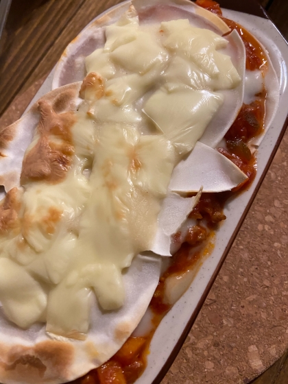 簡単!!餃子の皮でラザニア