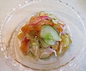 簡単スライサーで キュウリの中華クラゲ入り酢の物 レシピ 作り方 By Dekotan1 楽天レシピ 簡単スライサーで キュウリの中華クラゲ入り酢の物 レシピ 作り方 By Dekotan1 楽天レシピ