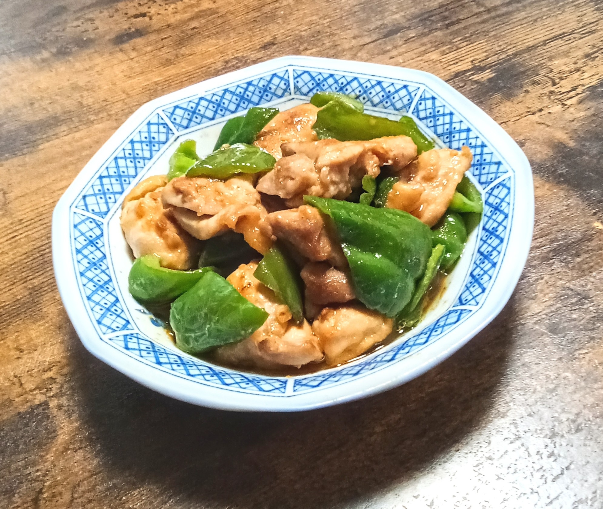 今日はおつまみ！鶏肉・ピーマンDe焼肉のたれ炒め