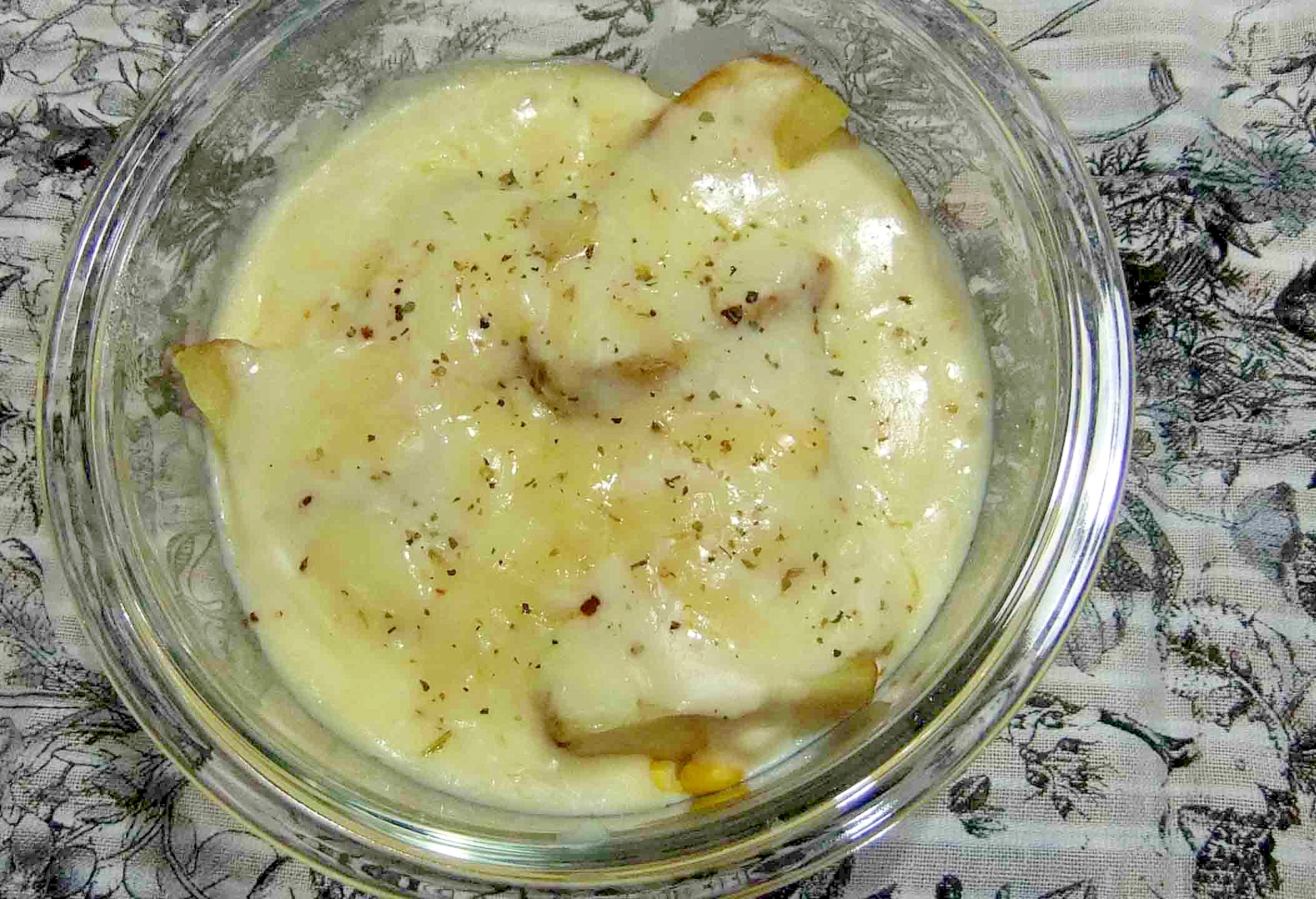 ポテトグラタン　豆乳ソース