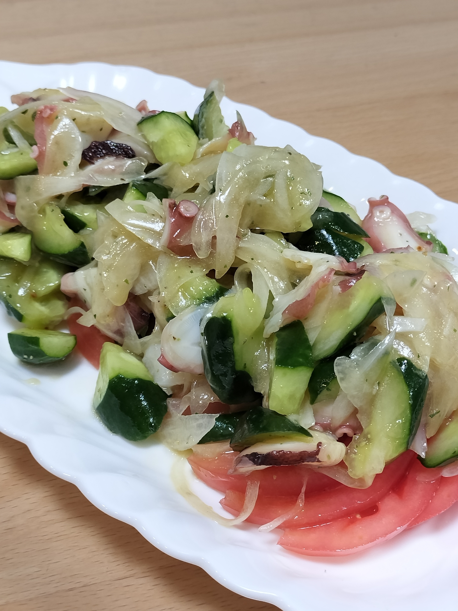 タコと新玉ねぎのマリネサラダ
