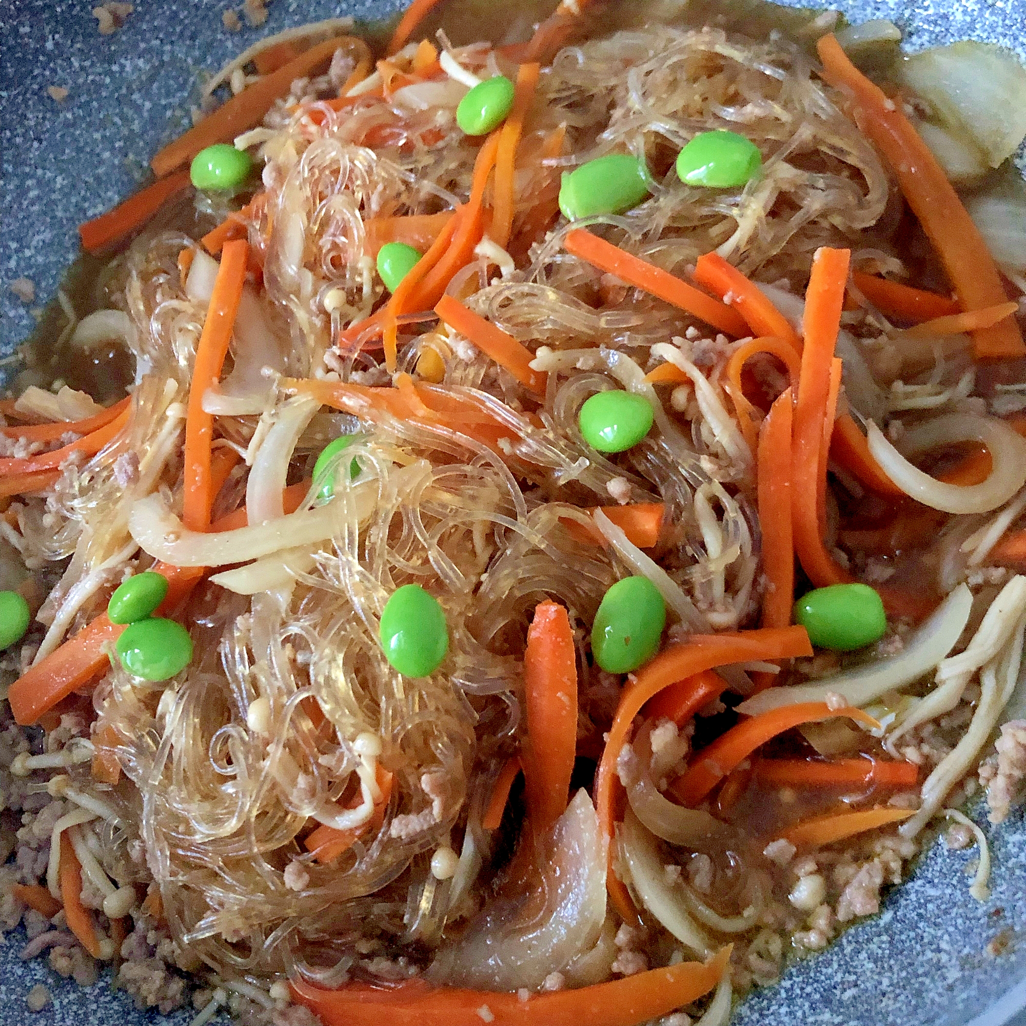 焼き肉のタレで簡単！チャプチェ