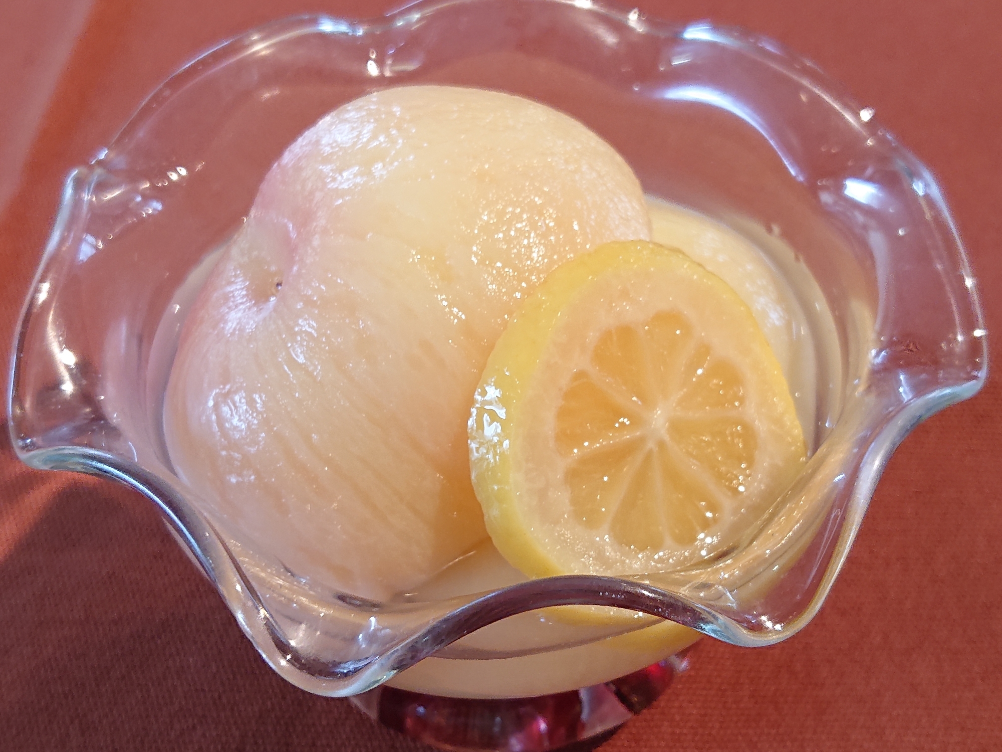 桃のコンポート～100%蜂蜜～