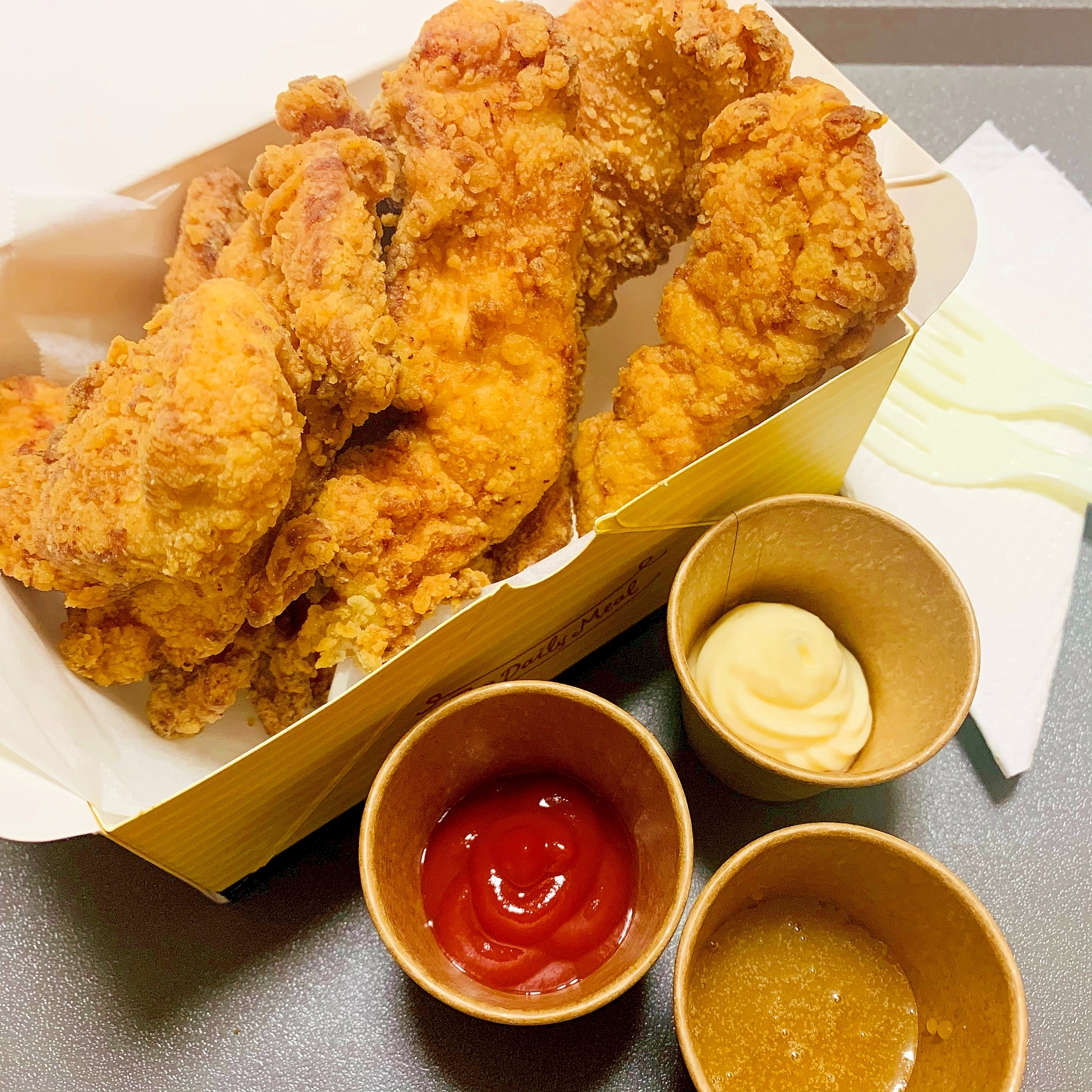 鶏胸肉でチキンフィンガー 韓国フライドチキン レシピ 作り方 By Kurubii 楽天レシピ
