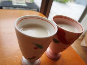 砂糖不使用おやつ☆甘酒と豆乳で、杏仁豆腐（もどき）