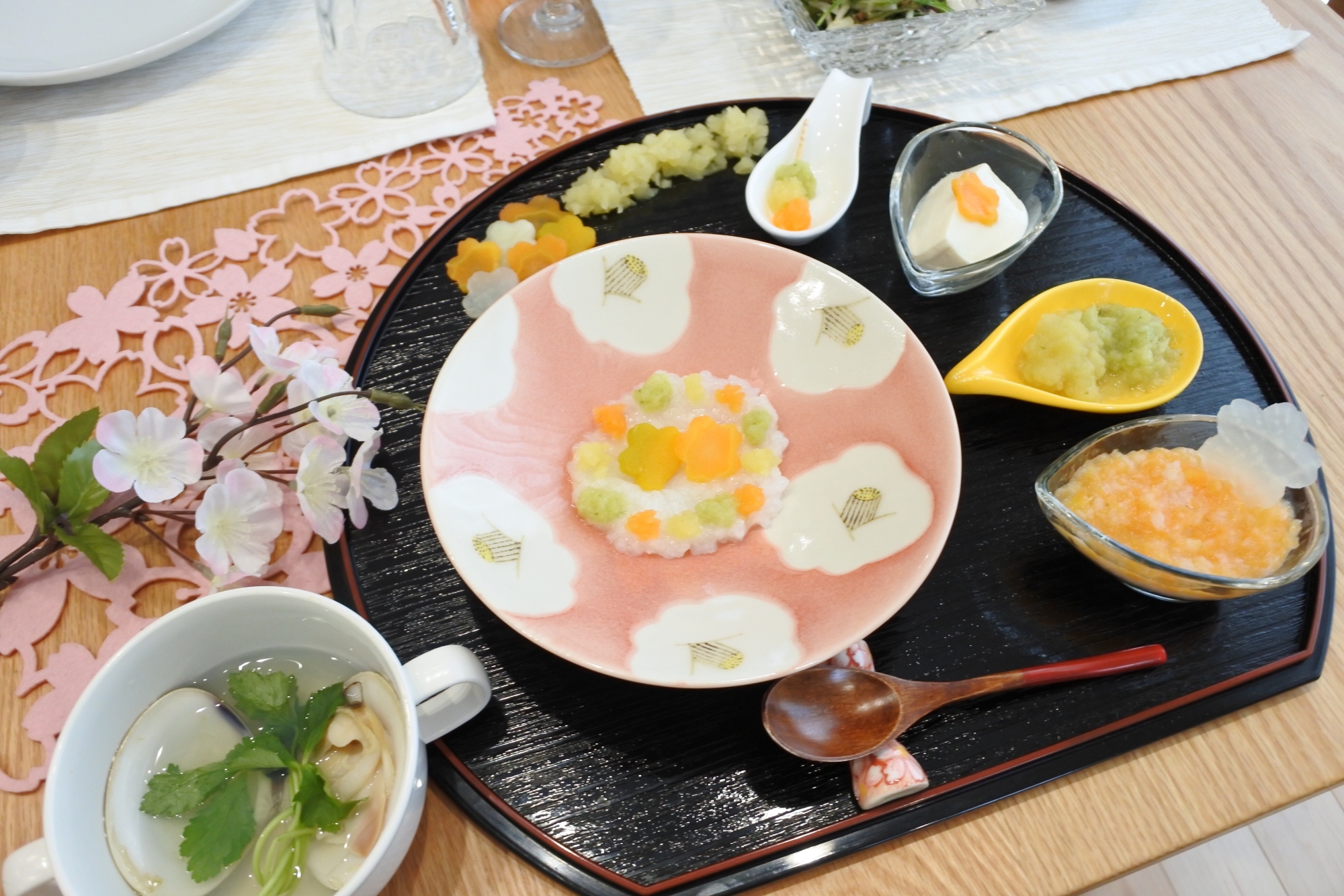 【離乳食初期中期】ひな祭りちらし寿司風