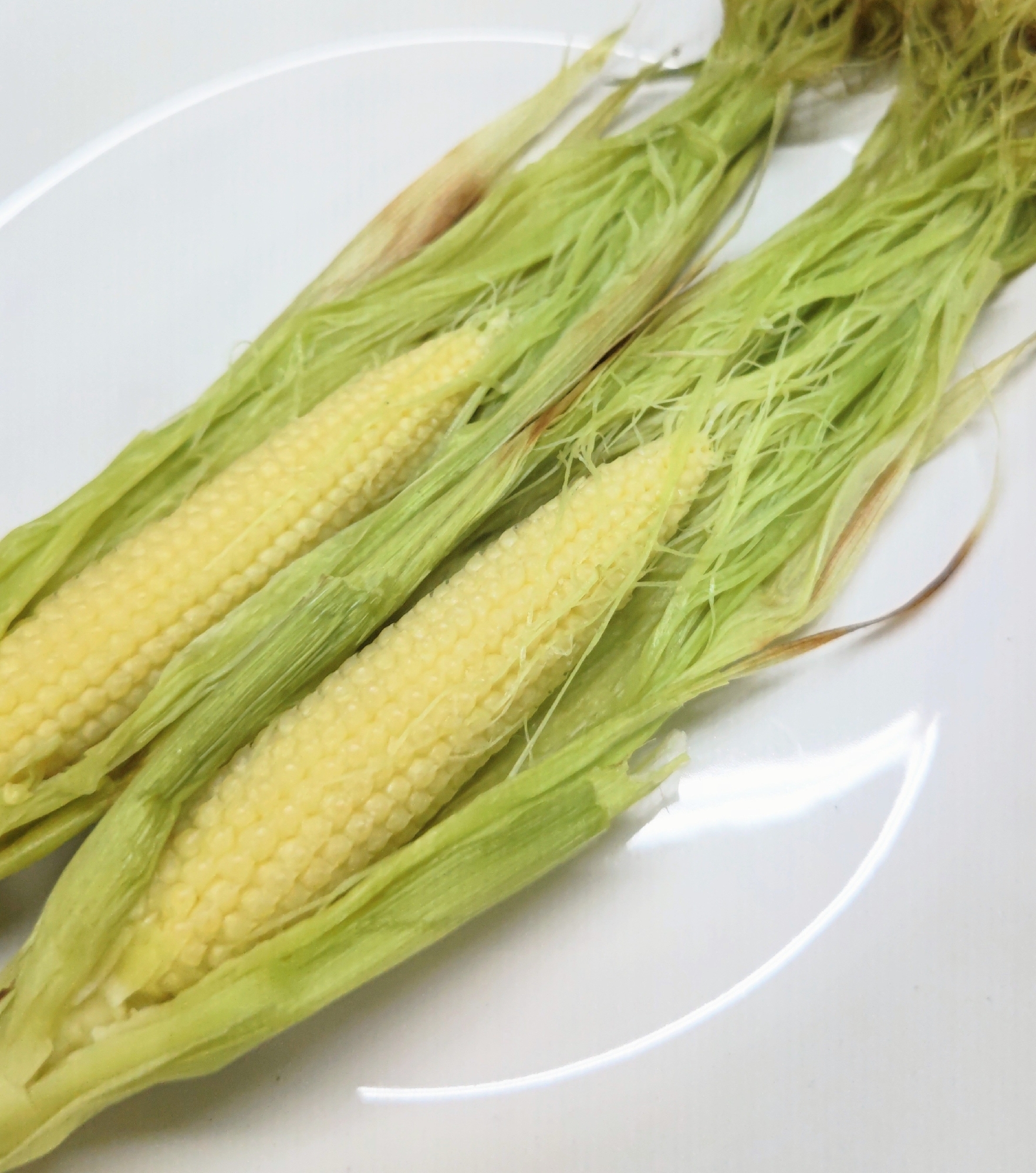 ひげまで美味しい『ヤングコーンのホイル焼き』