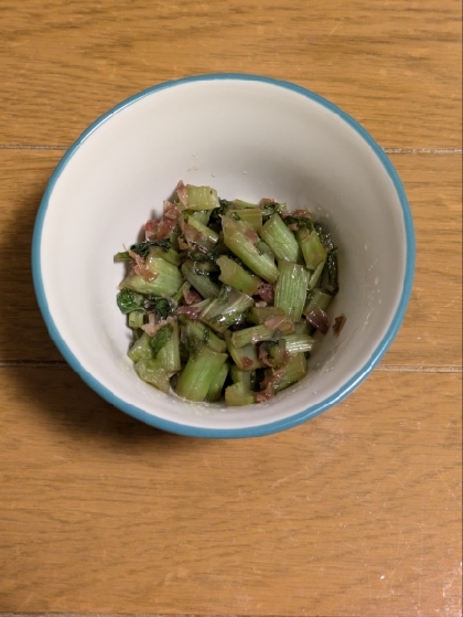 大根の葉っぱがあったらぜひ作って！醤油だけで美味♡