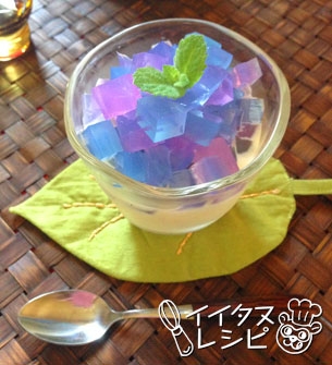 梅雨時のオヤツに あじさい寒天パフェ レシピ 作り方 By イイタヌ 楽天レシピ