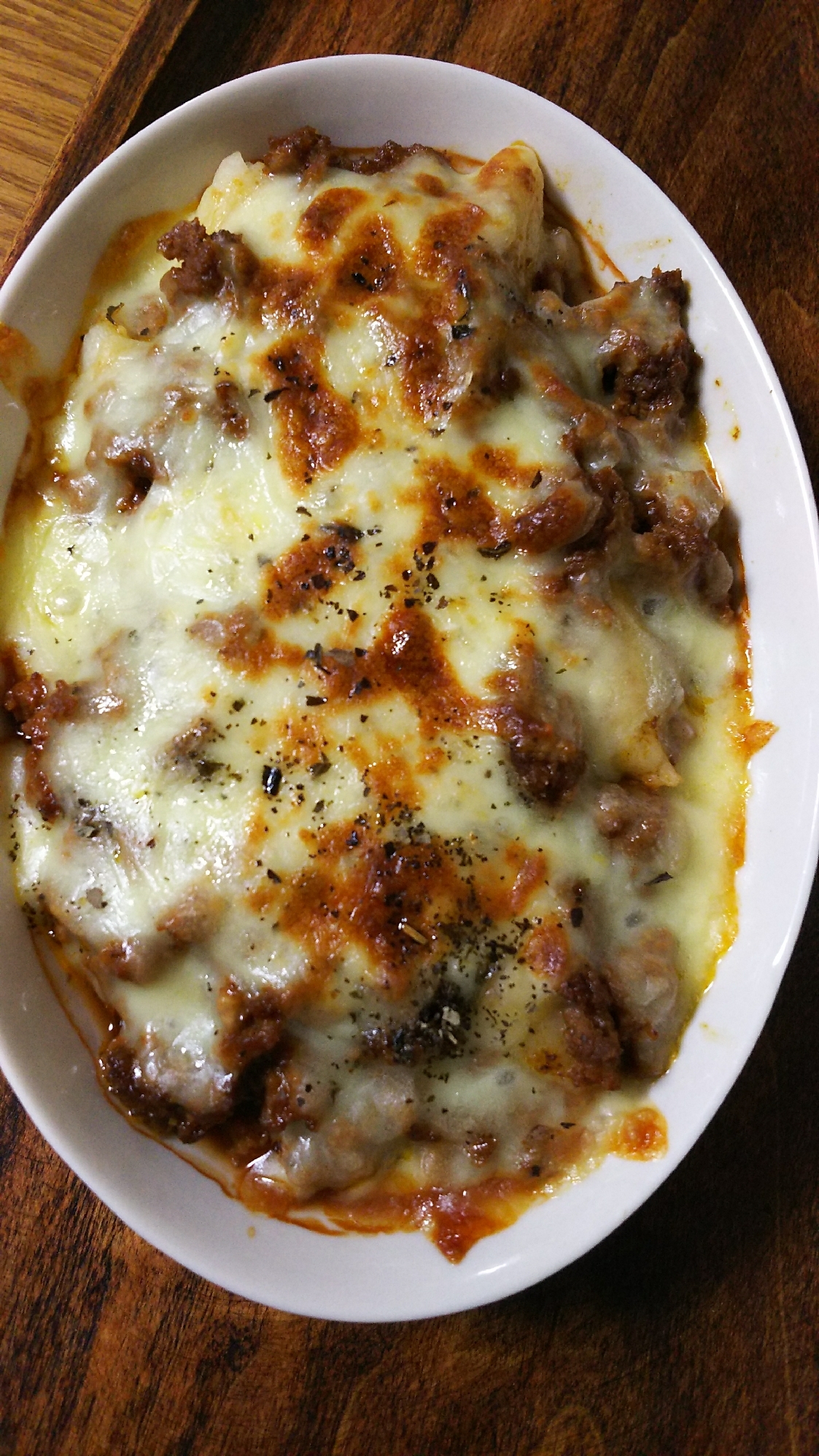 マッシュポテトのミートグラタン レシピ 作り方 By 4045g 楽天レシピ