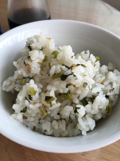 我が家の大根葉ご飯