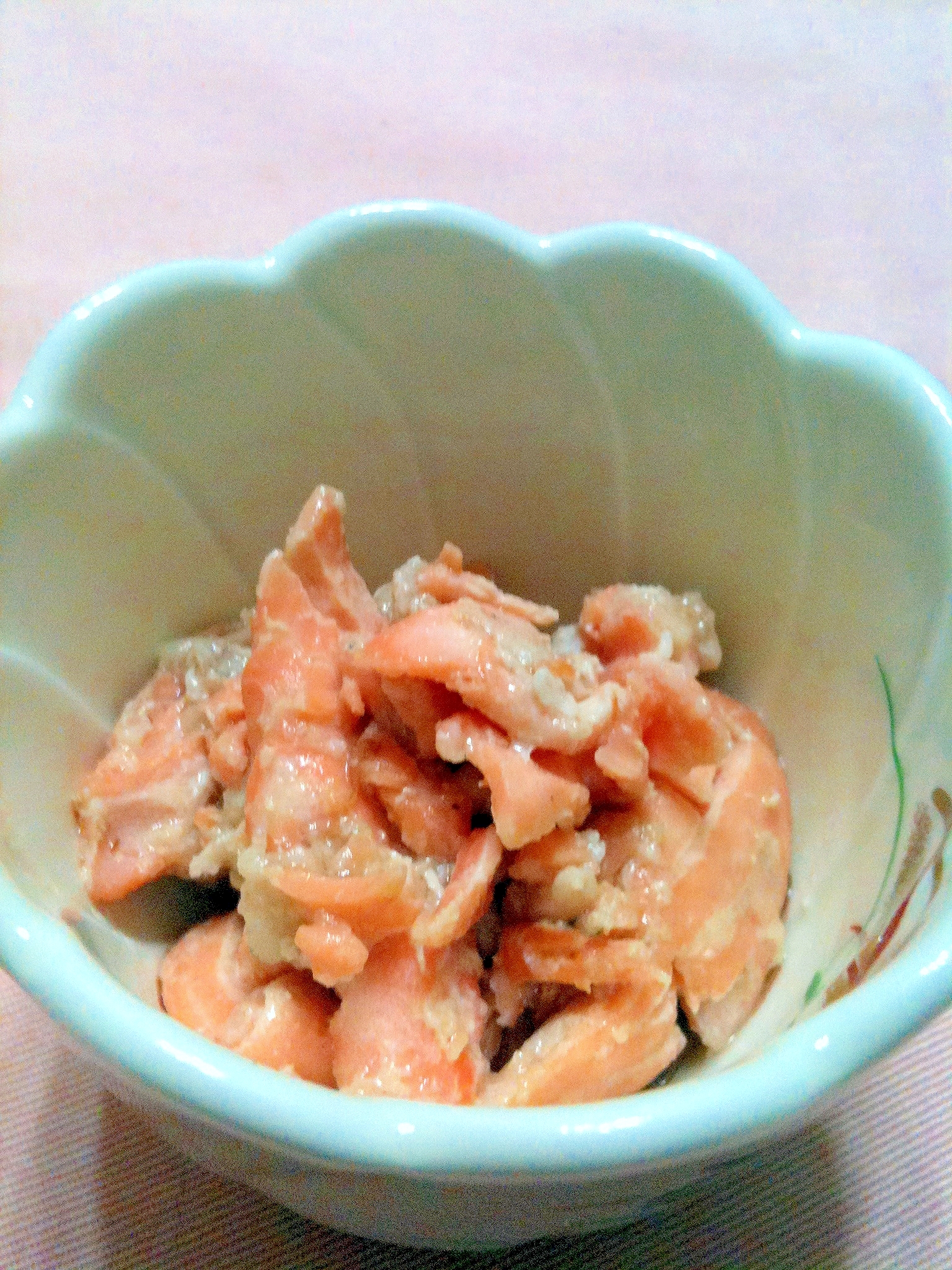 手作り!塩麹でしっとりサーモンフレーク