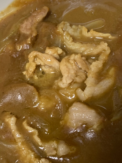 豚しゃぶがたっぷり入って食べ応え抜群のカレーに＼(^o^)／でしたっ！！

大満足の美味しい一品、
ご馳走様でしたっ！！