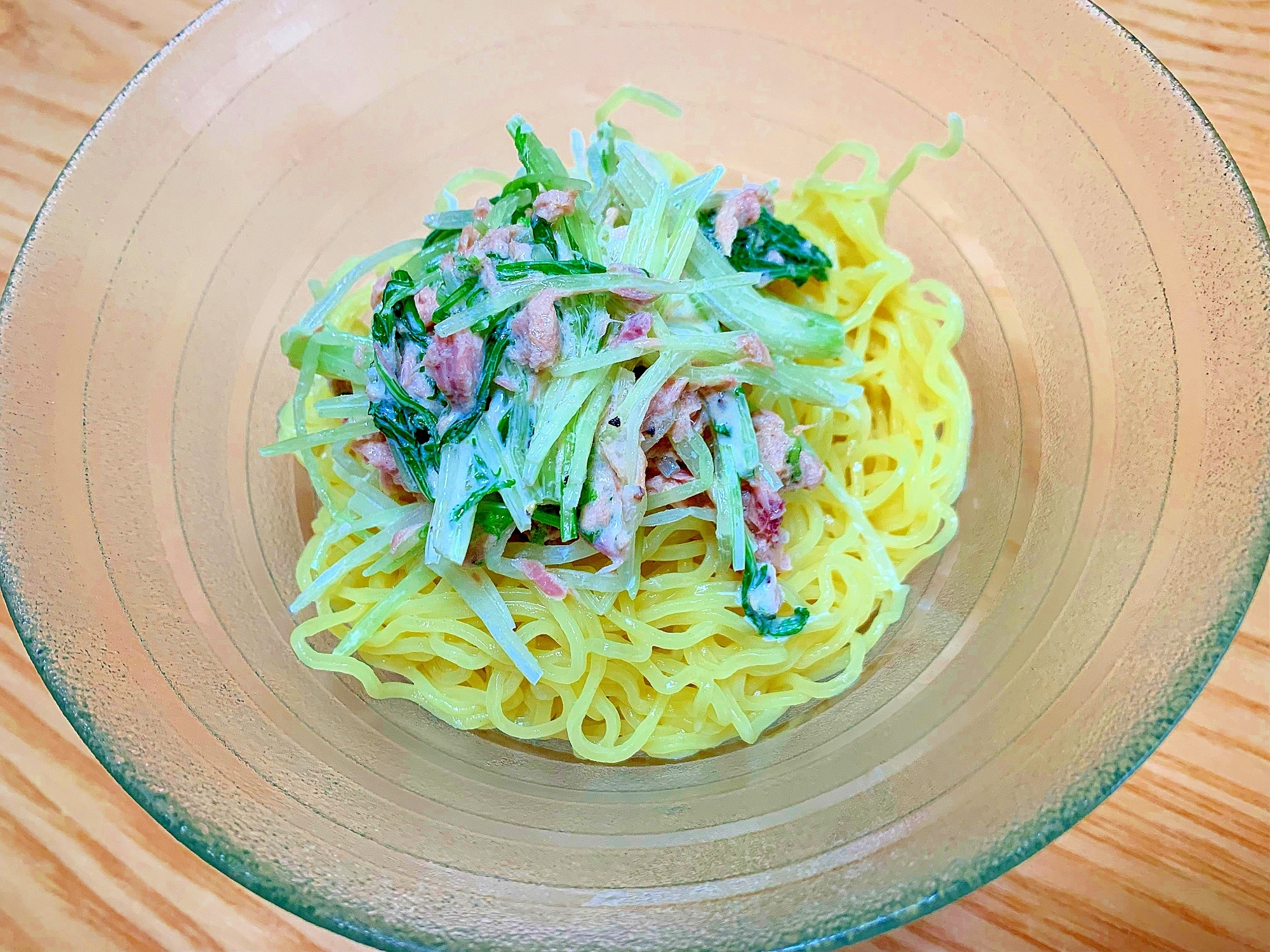 ツナ缶詰で!! ぶっかけ冷やしラーメン