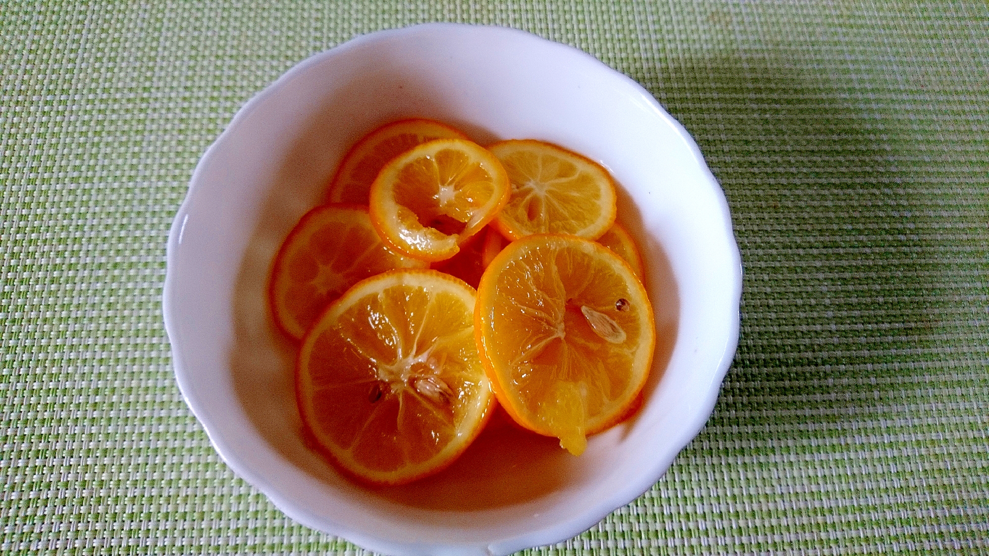 レモン(メイヤーレモン)のシロップ煮