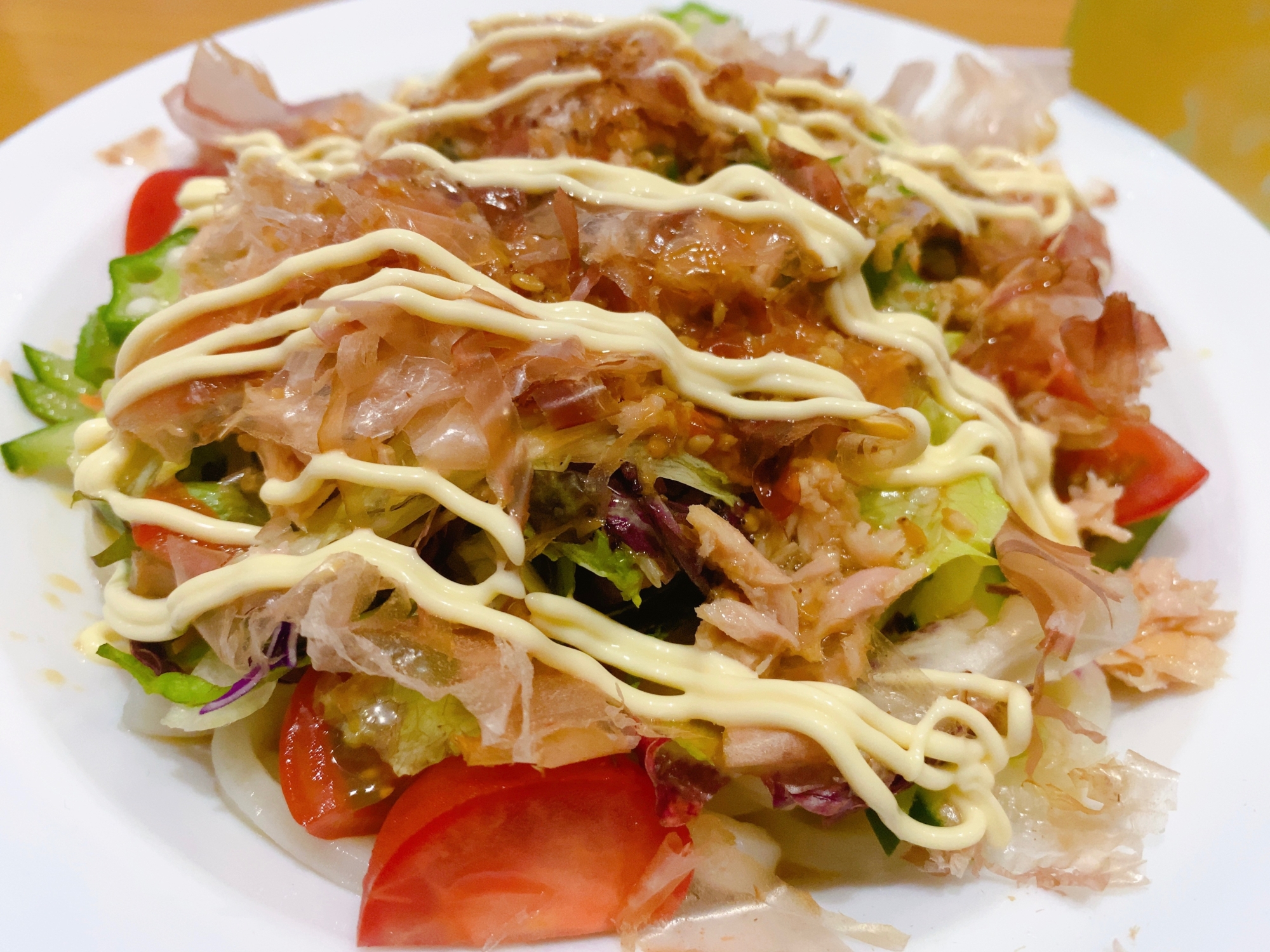 ワンプレートで盛り沢山！ズボら野菜うどん☆