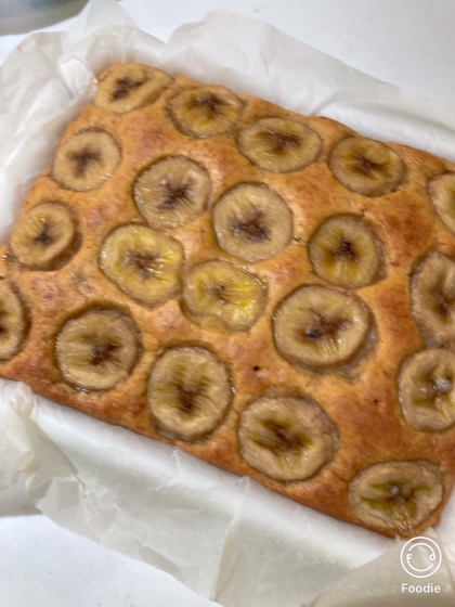 全粒粉のバナナパウンドケーキ