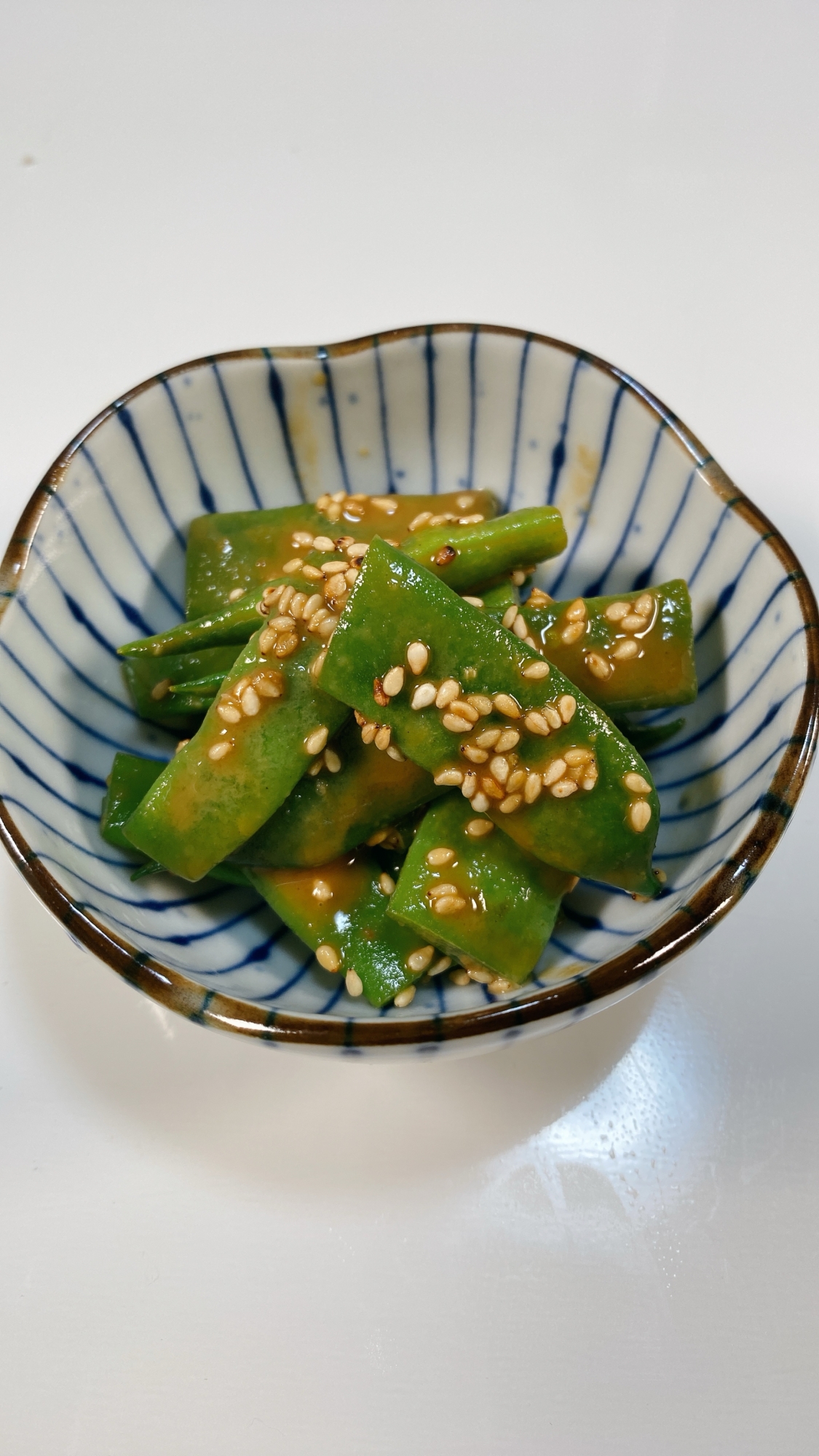 モロッコいんげんの胡麻和え