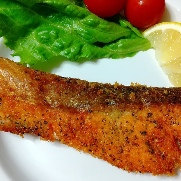 銀鮭甘口のパン粉焼き サラダとレモン添え レシピ 作り方 By Yuki2244 楽天レシピ 銀鮭甘口のパン粉焼き サラダとレモン添え レシピ 作り方 By Yuki2244 楽天レシピ