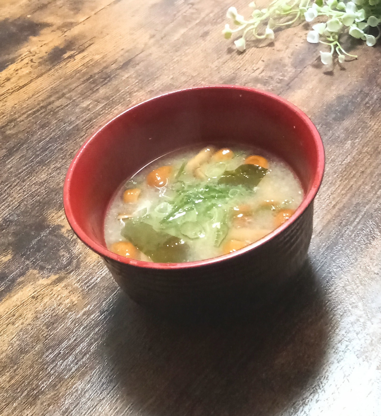 なめこのお味噌汁♫