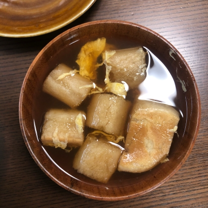 お麩と卵のお吸い物