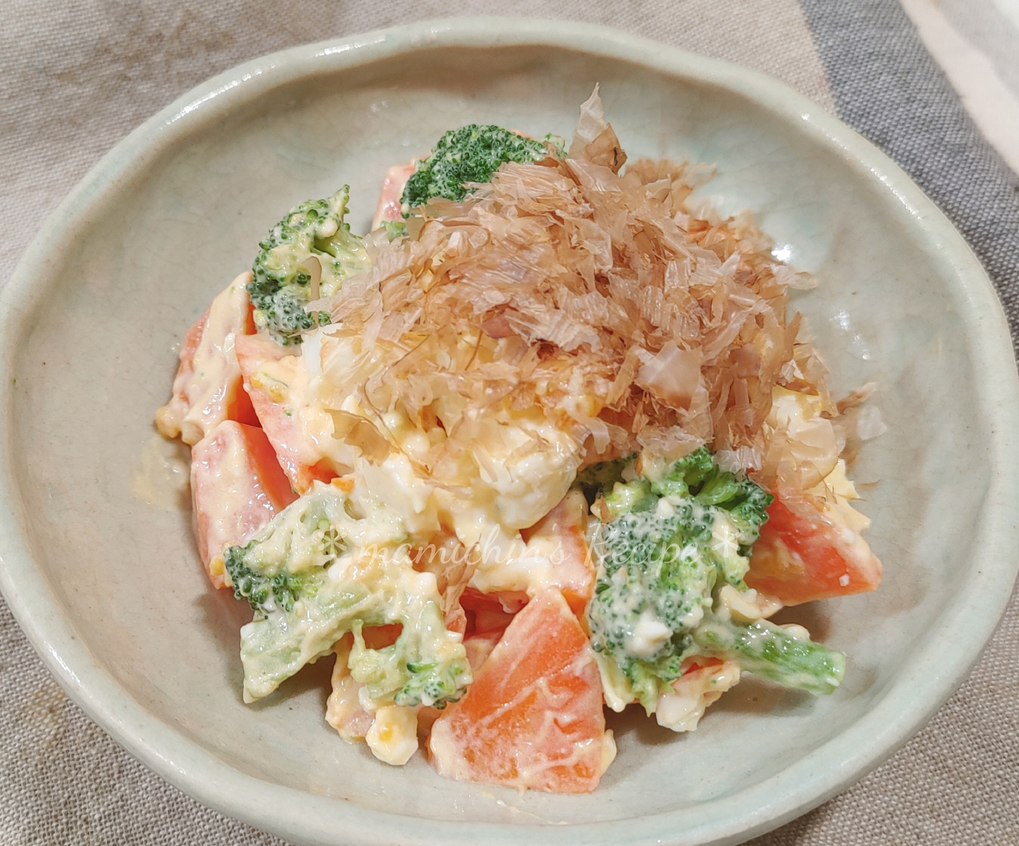 おかか香る〜人参*卵の和風Salad