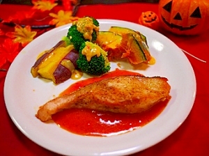 メルルーサのポワレ温野菜添え レシピ 作り方 By とまとママ3410 楽天レシピ