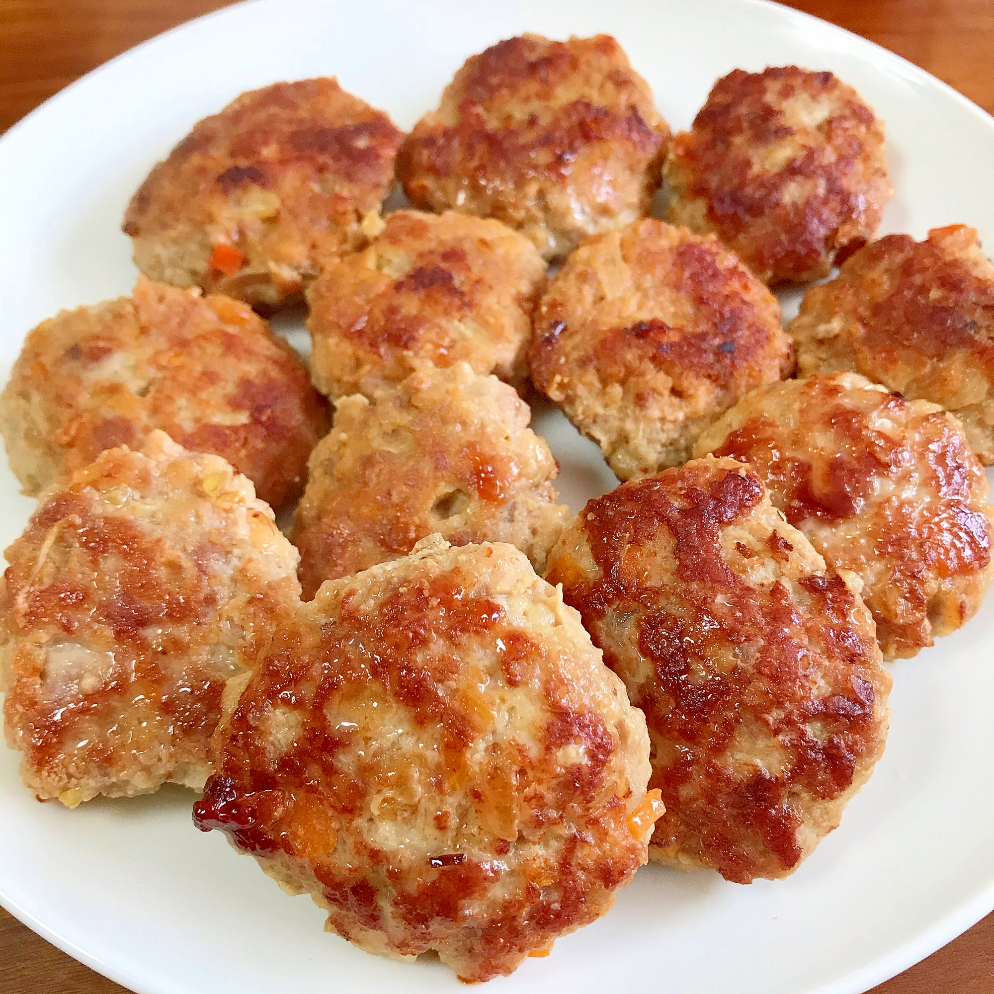 人参 玉ねぎ えのきのハンバーグ レシピ 作り方 By 水玉模様 楽天レシピ