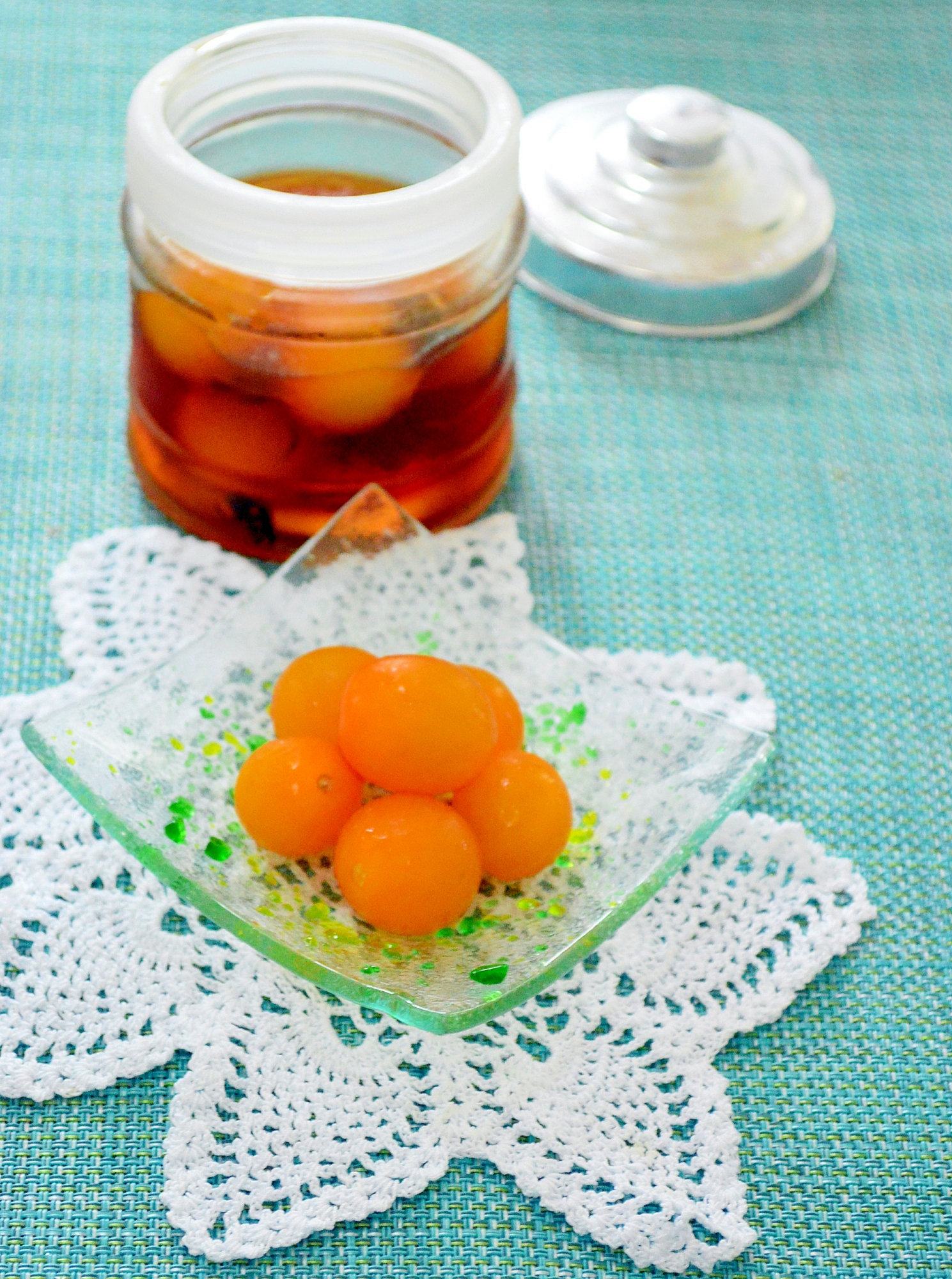 ポン酢で&ゴマ油で中華風♪ミニトマトの☆ピクルス
