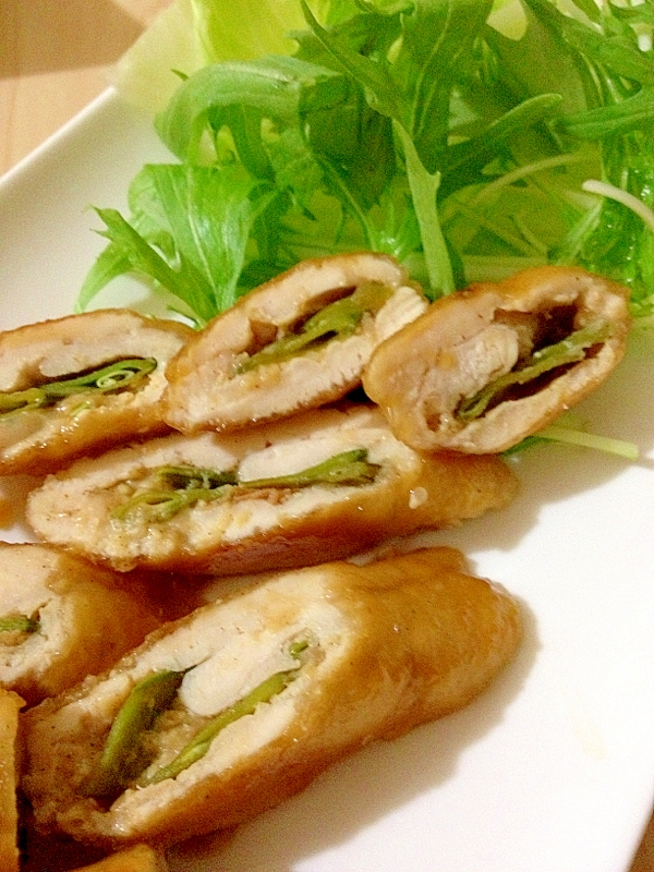 ヘルシーだけど満足おかず 鶏ササミの梅味噌巻き レシピ 作り方 By Koara 楽天レシピ