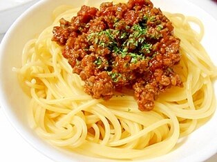 ケチャップと中濃ソースで ミートソーススパゲティ レシピ 作り方 By V るん 0394 楽天レシピ